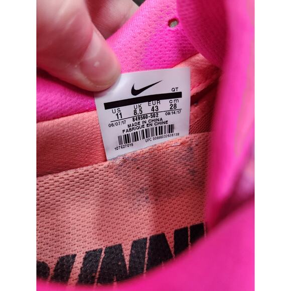 Nike Air Max 2017 Shoes Womens Size 11 Purple Pink Orange Running 849560-502 - Picture 14 of 14